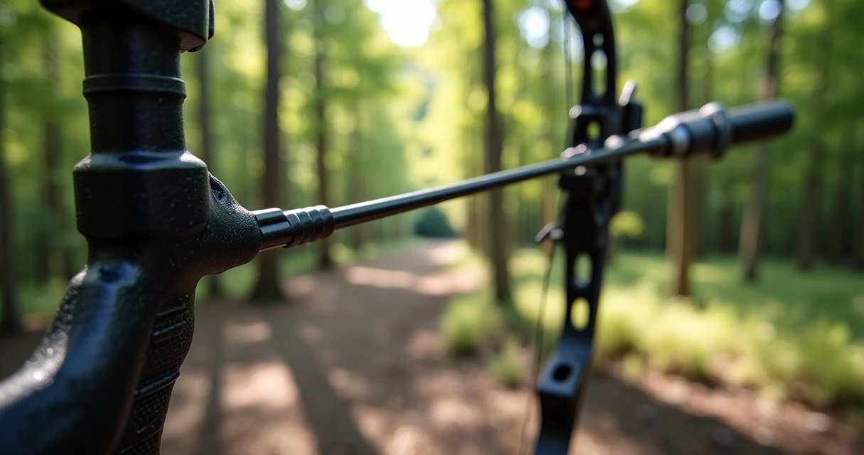 How to adjust bow stabilizers for summer 3D archery competitions